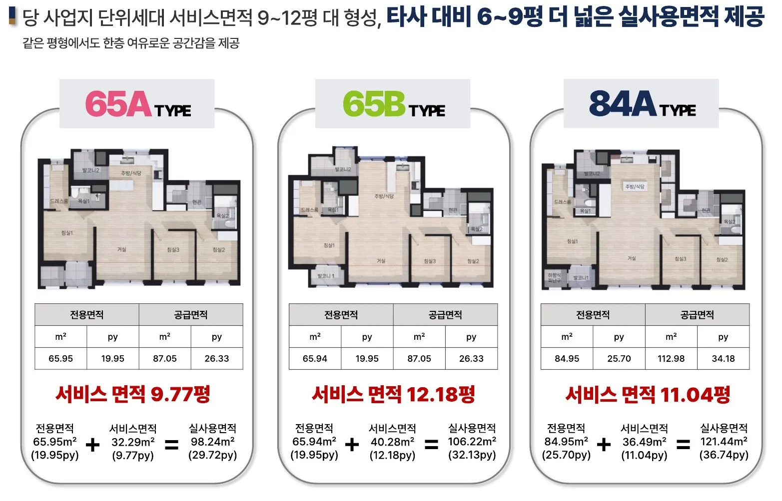 천안 벽산블루밍파크포레-평면도